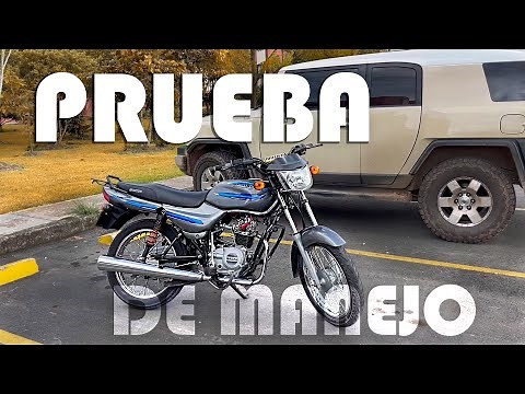 Prueba de manejo boxer CT 100