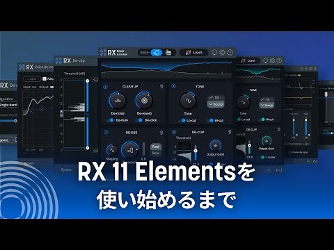 RX 11 Elementsを使い始めるまで