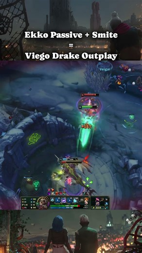 One Trick Ekko - Ekko Passive + Smite Is OP #leagueoflegends #ekko #ekkojungle #MOBA #shorts #Arcane