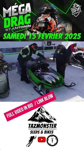 Mega Drag St-Anotnin 2025 - Drag motoneiges - Sled Drag - Short