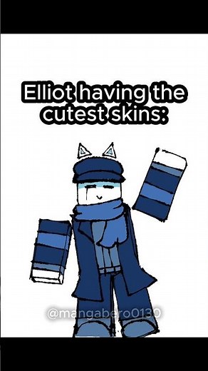 that one elliot skin is "different" from the others... #robloxforsaken #robloxanimation #roblox