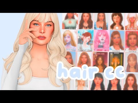 MAXIS MATCH HAIR CC HAUL with links 💖 | Sims 4 Custom Content