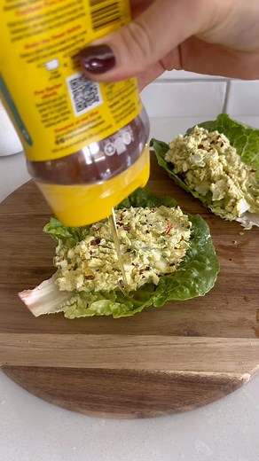 1.1M views · 8K reactions | Egg smash lettuce boats! My egg smash...