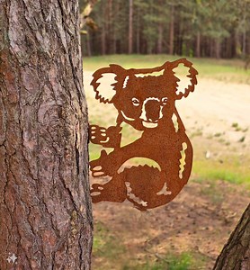 Buy Koala Garden Statue - Corten Steel Online in India - Etsy
