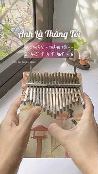 Anh Là Thằng Tồi (Phùng Khánh Linh) - Kalimba tab #kalimbacover #kalimba #kalimbatab #quynhlemo