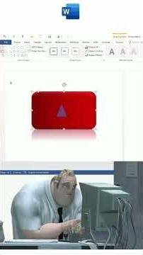 “Create a YouTube Icon in Word + Pro Colors & Effects! 🔥🎨”
