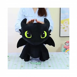Toothless Dragon Plush | Night Fury and Light Fury plush | Soft & Cuddly plushies | HTTYD plush