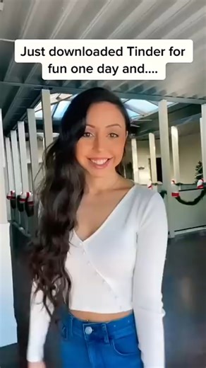 I didn’t even mean to swipe right… 🤷🏻‍♀️ #throwback #married #tinder #marriagegoals #couples #confession #fblifestyle #reels | Happilyevansafterr