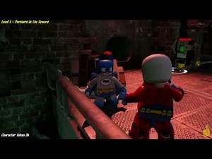 Lego Batman 3 Beyond Gotham: Lvl 1 Pursuers in the Sewers FREE PLAY (All Collectibles) - HTG