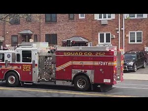 FDNY Squad 252 Model 28 responding