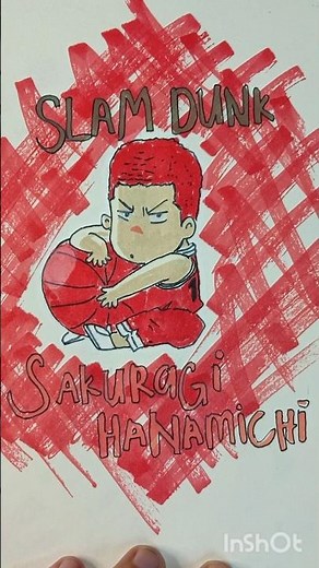 Drawing Chibi Sakuragi Hanamichi #drawing #art #slamdunk