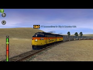 Trainz 2: Chessie System F units in City & Country USA