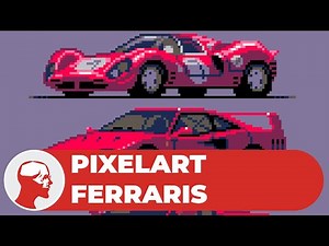 Pixelart Ferraris
