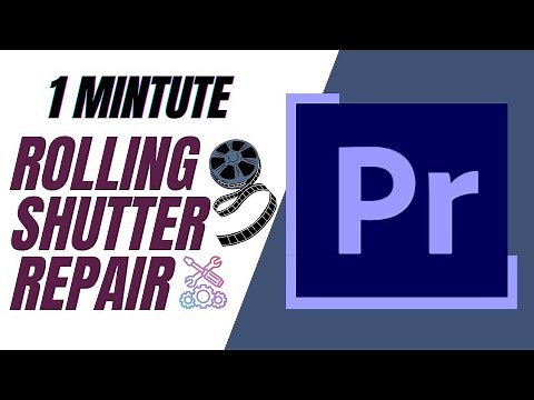 How to add Rolling Shutter Repair in Adobe Premiere Pro CC | Easy Tutorial #premierepro #video