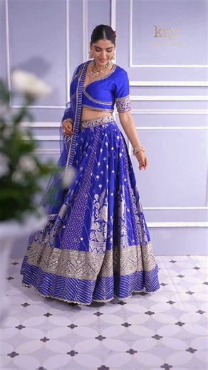 Unveiling the New Collection of our banarasi weaves. Colour and craftsmanship come alive in Royal Blue and Marigold Orange — heritage luxury, modern finesse. . . . #kayfashion #kaybride #weddingaffair bridaledit champagnegown couturebride handembroidered sheercape weddinginspiration bridalfashion indianweddingfashion indianbridaltrends outfitinspo explorepage bridesofinstagram | Kay - The Fashion Bay