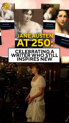 CBS News' "Sunday Morning" 🌞 on Instagram: "Her enduring romances, including "Pride and Prejudice," "Sense and Sensibility," and "Emma," made British writer Jane Austen one of the brightest names in literature – and the beloved subject of a yearlong celebration marking the 250th anniversary of her birth. @sethdoane visits Bath, England, the setting for two of the Regency Era author's six novels, and talks with Devoney Looser, author of "Wild for Austen." Doane also visits the set of a forthcomi