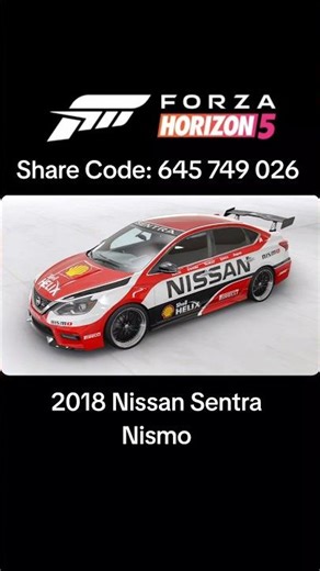 Forza Horizon 5 Livery - Sentra Nismo Race Car #fh5