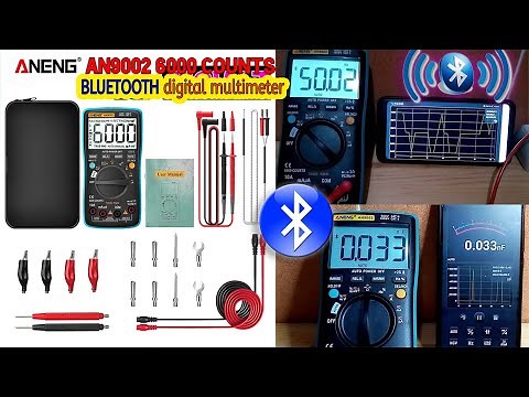 ANENG AN9002-Digital Multimeter of the Future /Professional Bluetooth Multimeter/Complete Review