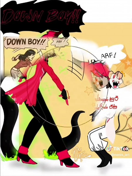 Hazbin Hotel Animation Featuring Lucifer and Alastor