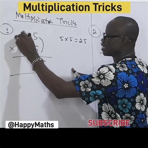 Multiplication Tricks well explained