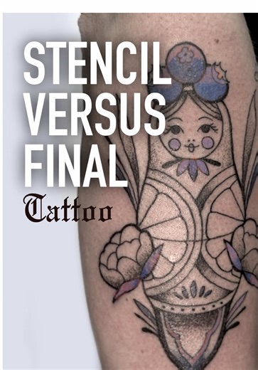 Lemon-blueberry matryoshka doll (aka russian doll) for Brittany! Would looove to do more themed russian dolls. 🍋🫐#russiandoll #tattoos #newtattoo #tattoostory #lehighvalleypa