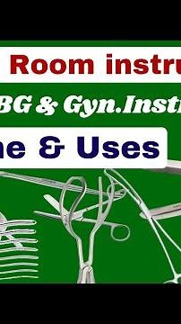 Labour room instruments with name | delivery instrument name | Important OBG instruments
