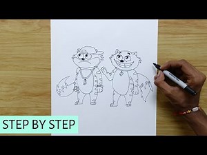 Hunny Bunny Drawing | Sketch Drawing | Easy Sketches