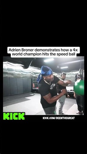 Adrien Broner’s Speed Ball Technique Is Insane! 😱