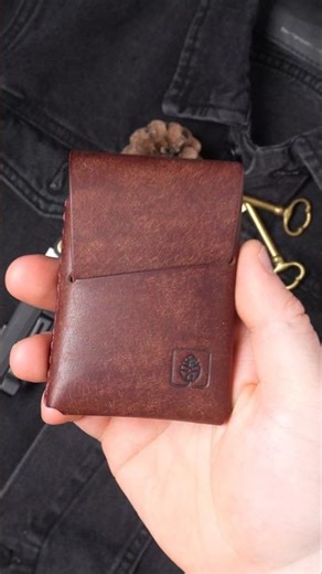 This Thread Color Changed Everything | Handmade Minimalist Wallet