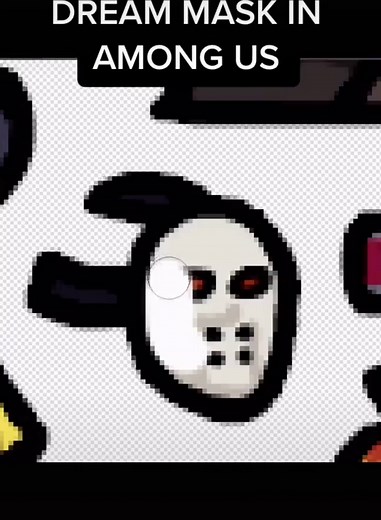 Dreams Mask in Among Us: A Minecraft Collaboration