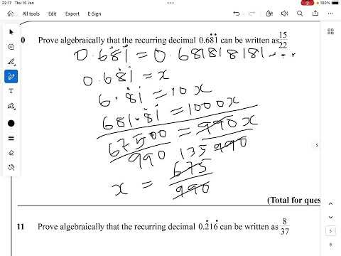 Recurring Decimal | #Prove