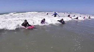 This senior women's club catches California waves