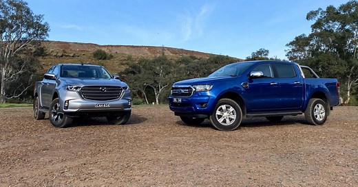 2021 Ford Ranger XLT v Mazda BT-50 XTR comparison