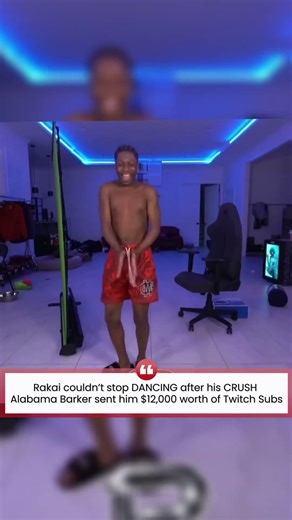 Rakai started DANCING after Alabama Barker sent her number! #alabamaBarker