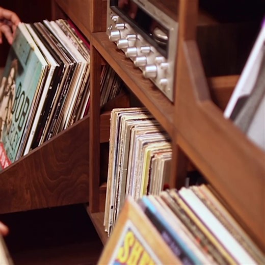 Handmade Solid Wood Vinyl Record Storage Solutions