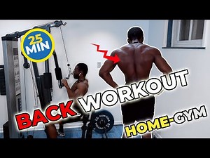 25 Minute Back Workout | Multi Gym