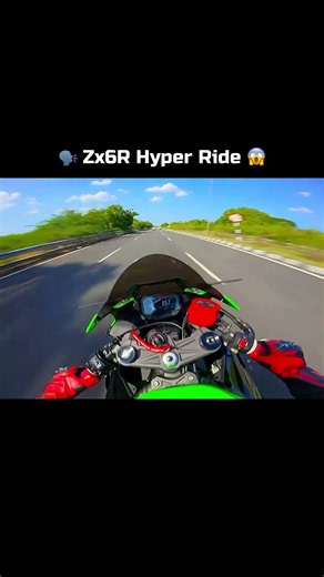 🗣️ Zx6’R Hyper Ride 😱🚀