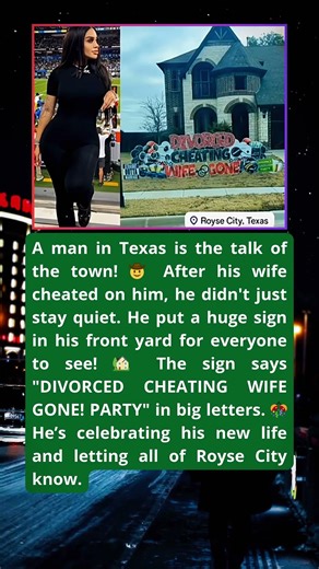 Husband Puts HUGE Sign in Yard After Wife Cheats!