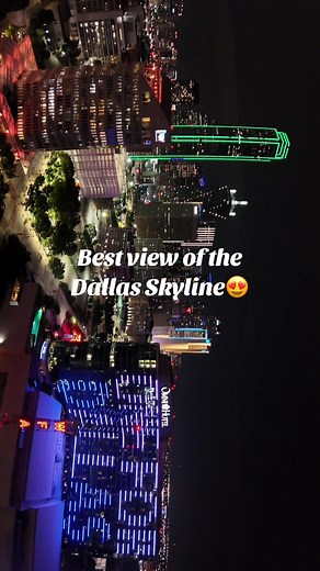 Best View of Dallas Skyline Drone Video
