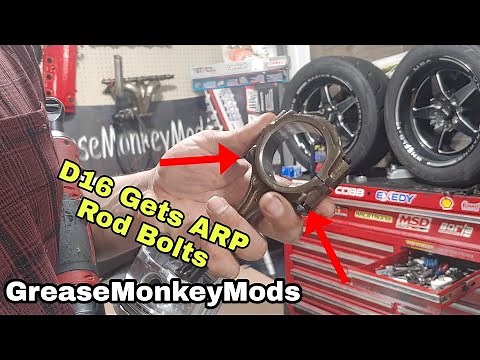 Installing ARP Connecting Rod Bolts. (Honda D16)