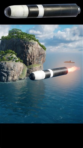 Ballistic Missile UGM-133 Trident II Launch 🔥 in Modern Warships | #shorts