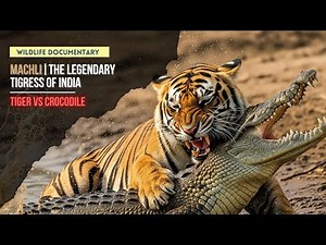 Machli: Tiger vs Crocodile | Legendary Tigress of Ranthambore, India, Tiger Attack #tigerdocumentary