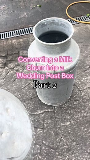 DIY Wedding Post Box from Milk Churn | Part 2