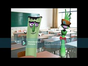Frankencelery misbehaves at Grandpa George's School