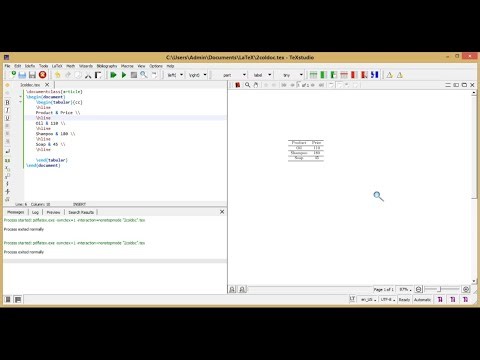 Two Column Document in LaTeX