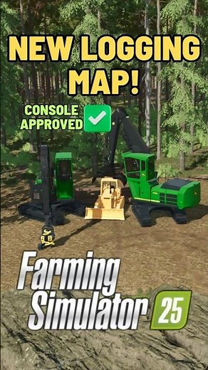 FS25’s NEW Console Logging Map Is NEXT LEVEL! #shorts #farmingsimulator25 #fs25