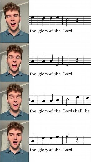 And The Glory of The Lord - Handel Messiah #virtualchoir #choir #choralmusic #choirkid #handel