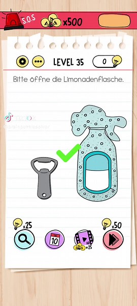 Brain Test Level 35 Answers and Solutions