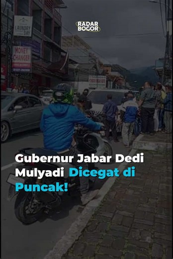 Aksi Protes Driver Guide di Puncak Bogor