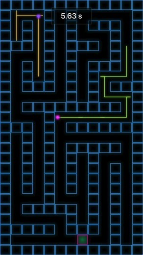 Smart Balls Solving Impossible Mazes